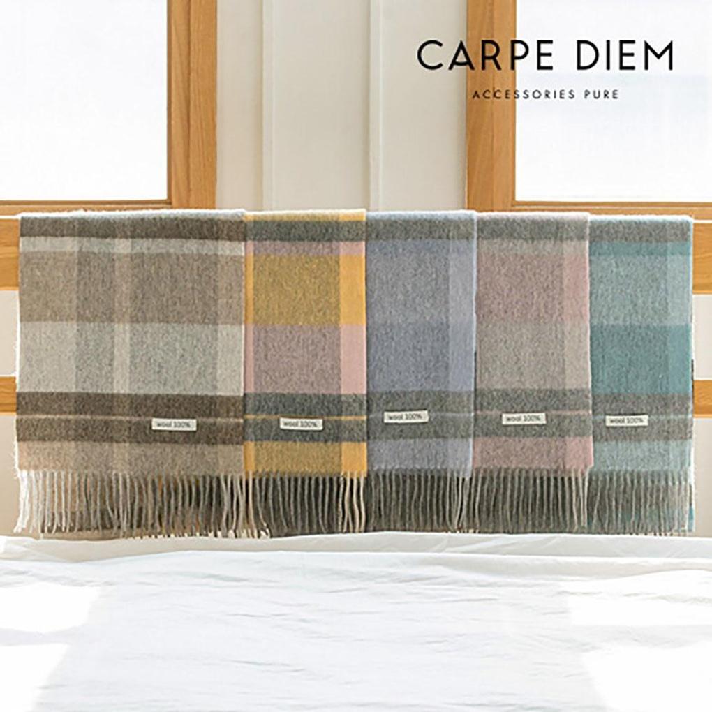 Шерстяной шарф Carpe Diem Check MF027