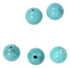 Sophia Sophia Аксессуары Части Бирюзовые Бусины Круглые 8 мм Диаметр 5 Штук Co., Ltd. приблизительно. Н-43-Б