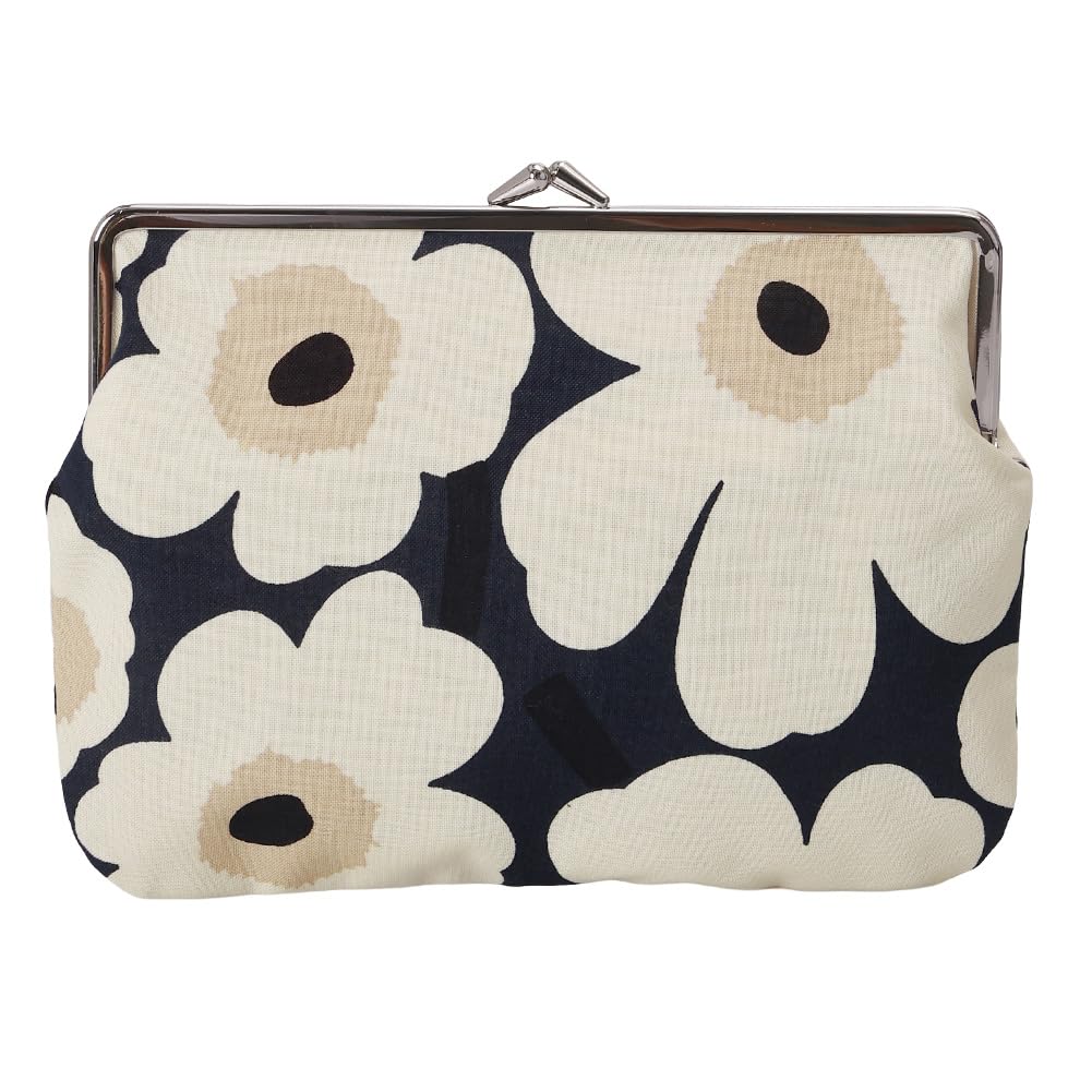 Женская мини-косметичка Marimekko Unikko, Puorica Succaro, Косметичка, Держатель для мелких вещей, 74530 518, Полуночный синий [Б/у]