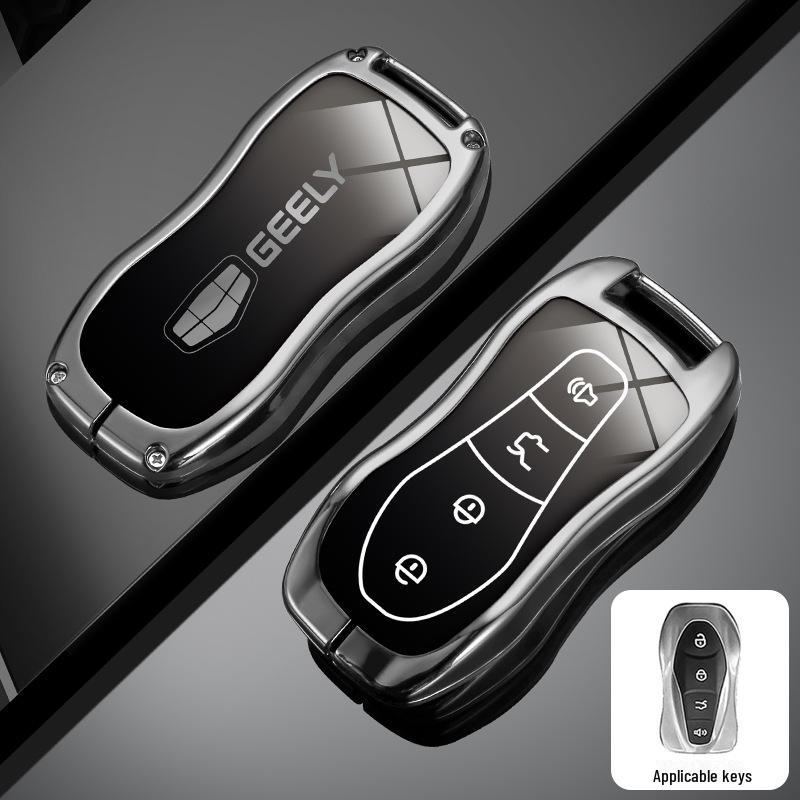 Совместимый чехол для ключа для автомобилей Geely Xingyue L, Xingrui, Dihao 4-го поколения, Boyue, Binyue, Icon, Vision и X6
