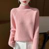 Women Sweater 100% Wool TIDENOVEL Turtleneck Knit Pullover Thick Winter Jumpers Female Knit Tops
