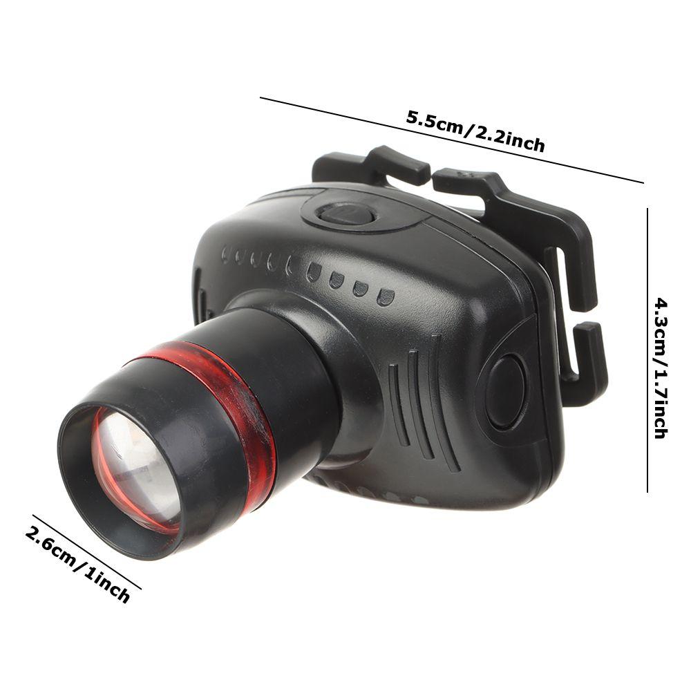 Portable Forehead Torch Lanterna Zoom Cycling Lights Flashlight Headlight LED Head Lamp