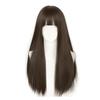 Halloween Women Layered Wigs Realistic Lolita Cosplay Wigs Sweet Long Straight Hair Wigs  Summer