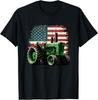 Agriculture Farm Tractor USA Flag Tractor American Farm USA Gifts Unisex T-Shirt