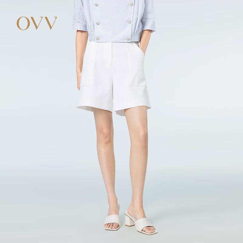 Повседневные шорты OVV женские из смесовой льняной ткани
