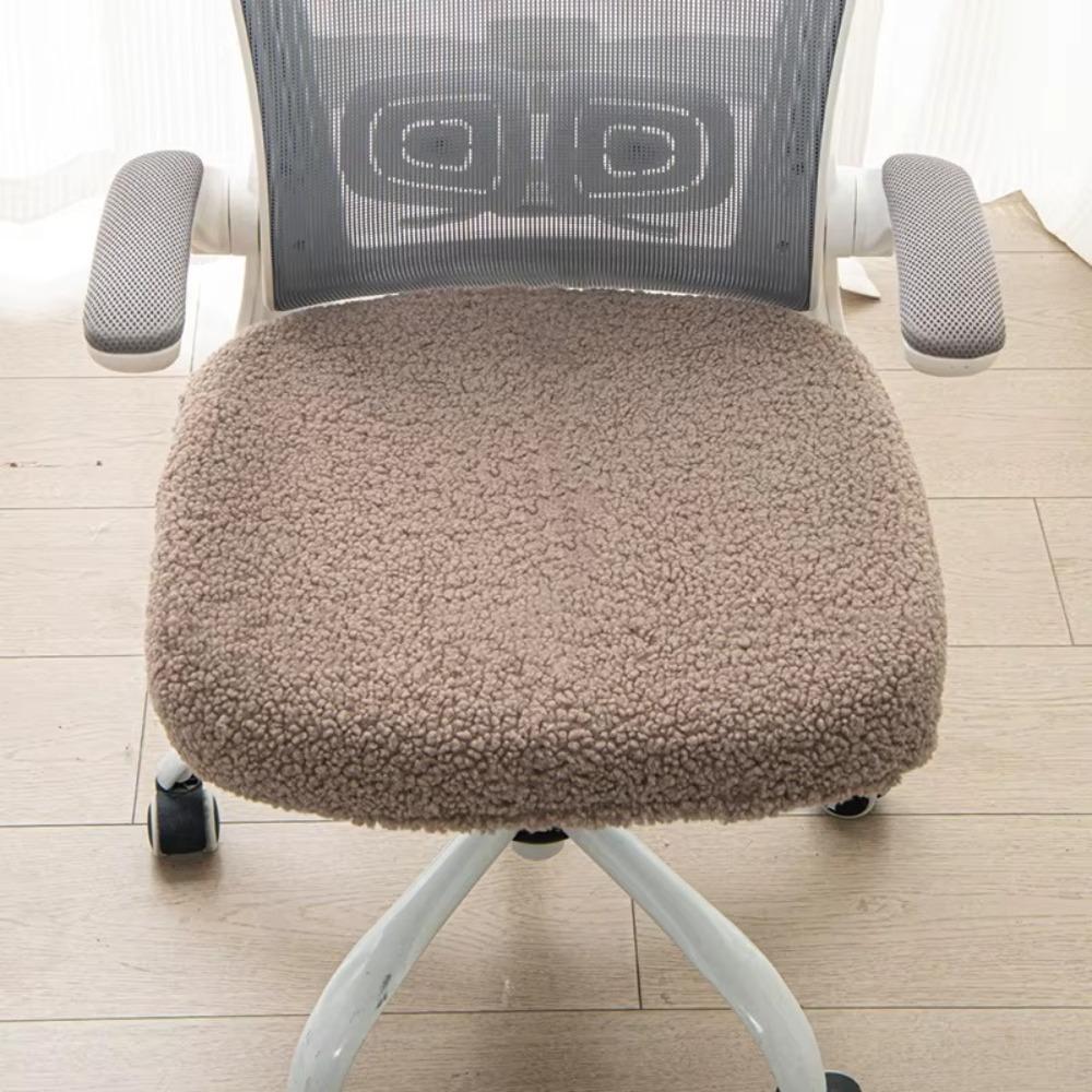 Stretch Computer Chair Seat Cozy Plush Elastic Chair Cover Office Chair Covers  Hotel