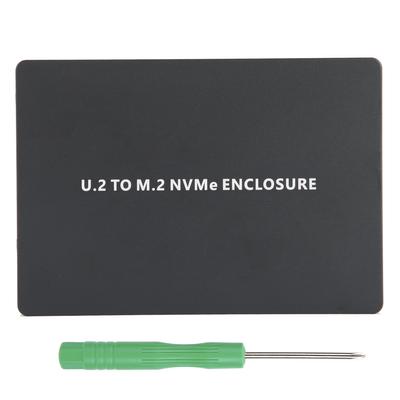 Жесткий диск U2BOX PCIE3.0 NVME - U.2 адаптерная карта SFF8639 алюминиевый корпус U2 SSD черный (Нет