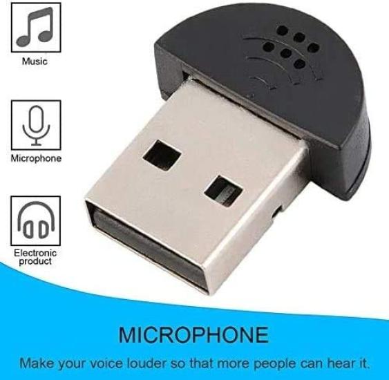 Parishop PC Microphone Smallest USB Microphone PC Mac USB Microphone for Laptops Portable Ultra-compact World's Anytime, Anywhere!