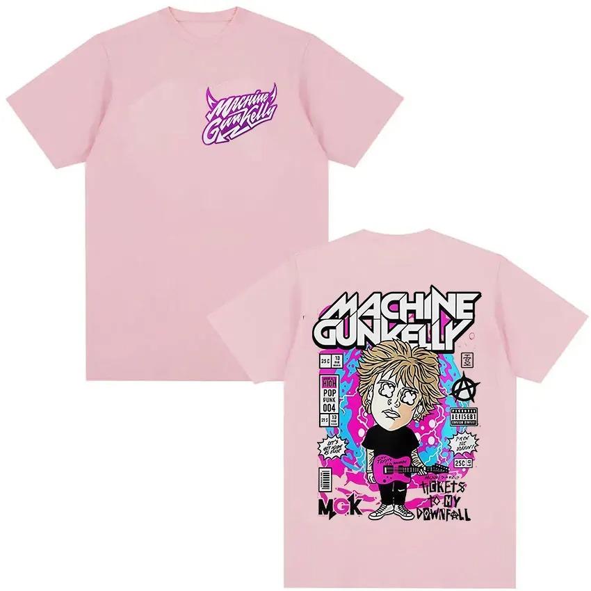 Rock Rap Machine Gun Kelly 2026 Tour Graphic TShirt Unisexs Vintage HighQuality Fashion TShirt Casual Loose Cotton TShirt