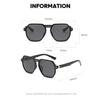 Luxury Brand Designer Square Fold Polarized Sunglasses Women For Men Male Trendy Sun Glasses Fashion Vintage Punk Ladies Shades