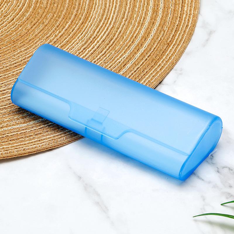 Студенческий Полупрозрачный Матовый Пластиковый Женский Футляр для Очков Жесткая Коробка для Очков Коробка для Очков Футляр для Очков для Чтения