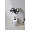Yamazaki Toilet Paper Stand with Tray, Plate, White, 7762