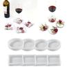 Placemat Tray Molds DIY Coaster Molds Silicone Tray Molds Epoxy Resin Casting Molds for DIY Casting Home Decoration