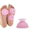 Sumifun Pink Silicone Cupping Device Vacuum Moisture Massage Plastic Elastic Massager