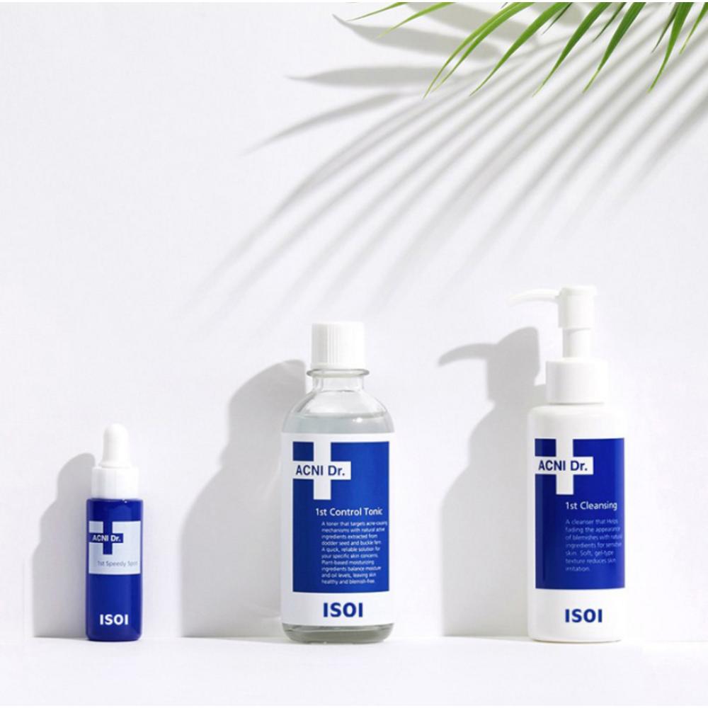isoi Acne Doctor 1st Speedy Spot 14 мл + Маска-пак 2 шт., 1 набор