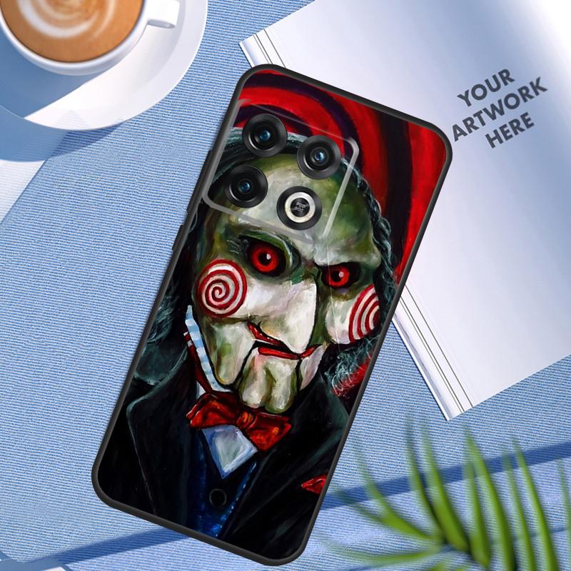 Чехол-маска пилы-марионетки для OnePlus 12R 10T 10R 9R 8T 12 11 9 10 Pro Nord CE 3 Lite 2 2T CE4 N10 N20 N30