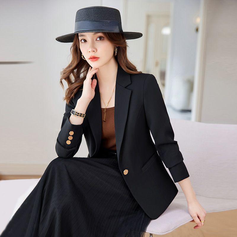 Высококачественное новое весенне-осеннее женское пальто для миниатюрных дам, стильное, повседневное и модное, высококлассный пиджак с подкладкой на плечах