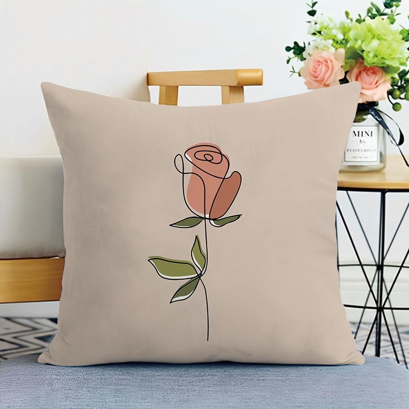 Декоративная наволочка Morandi Color Matching Print для спальни, гостиной, квадратная подушка, наволочка