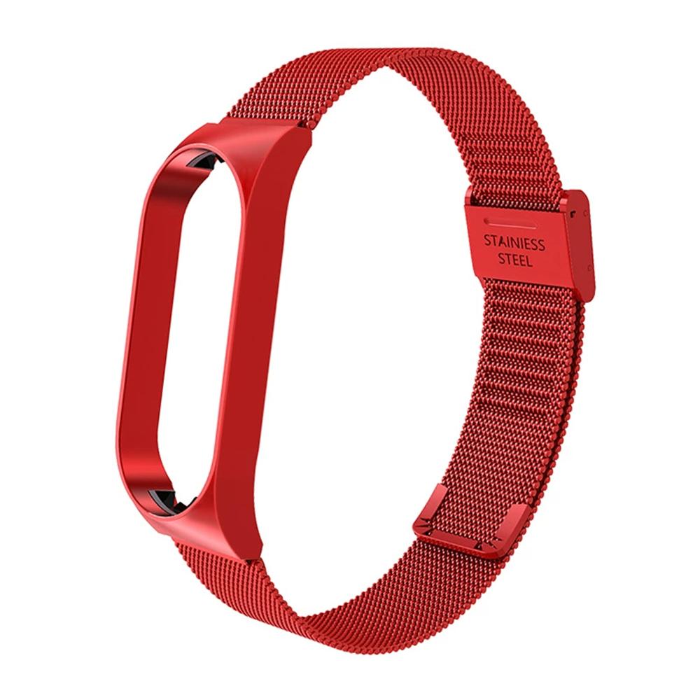 Xiaomi Mi Band 7 6 5 Edition Миланский ремешок Пряжка Умные часы Запасной металлический браслет, подходит для браслета из нержавеющей стали