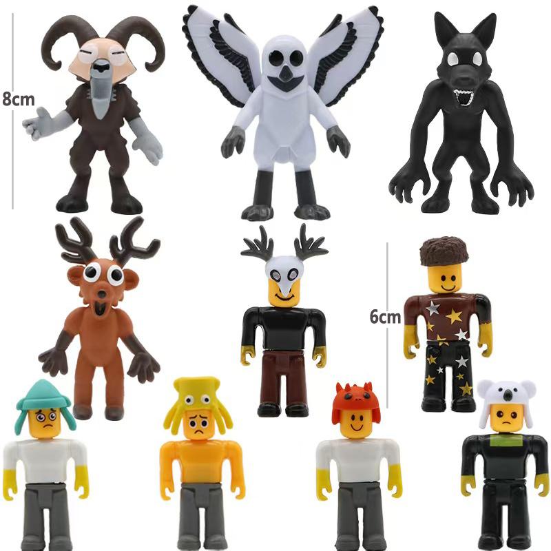 5-15 шт./набор  99 Ночей в Лесу Фигурка Олень Сова Коза Фигурка Настольная Модель Украшения Игрушки Фанаты Рождественские Подарки