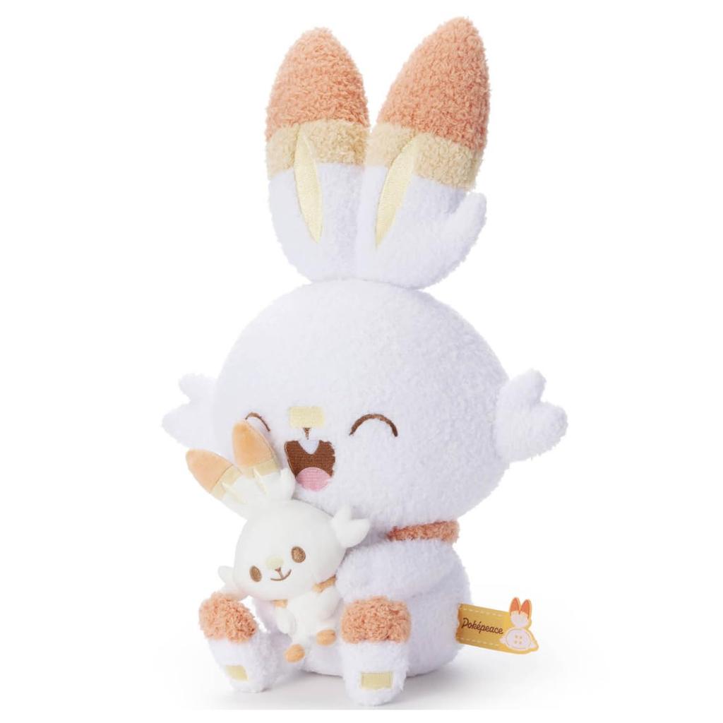Pocket Monsters Pokemon Pokepiece Plush Doll Plush Doll Scorbunny Plush Doll Height 42cm (With Ver.) approx.