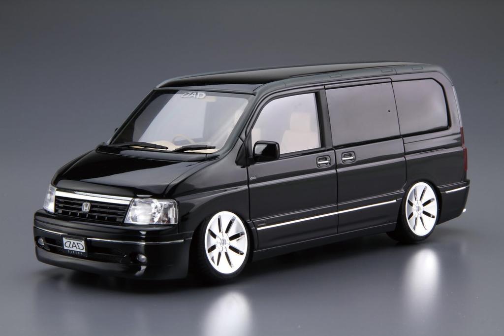 Aoshima Bunka Kyozai Серия 'Тюнингованные Автомобили' 48 Honda RF3 Step Wagon 2001 Пластиковая Модель (АОСИМА) 1/24 Нет. ПАПА
