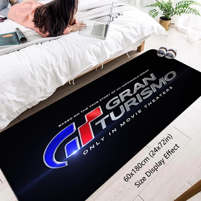 Floor Mat G-Gran-Turismo Non-slip Foot Rug for Entryway Hallway Carpet Kitchen Water Absorbed Rugs Soft Bedside Mats Home Decor