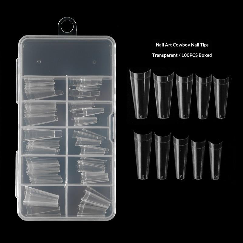 240pcs Sandwich Dual Nail Forms Coffin Nail Molds 15 Sizes Set for Salon Acrylic Gel Extension Manicure Tools
