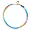 Bohemian Style Women's Beaded Necklace Handmade Rainbow Necklace Creative Neck Choker  Gifts