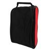 Dominant 1 Golf Shoe Bag Sports Gear Carring Pouch Golf Travel Storage Bag with Ventilation for Outdoor(Black Red )