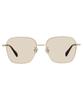 Солнцезащитные очки CUT УФ Унисекс [Zoff] SUNCUTGlasses/УФ100% Стиль Веллингтон (Золотой, ZA252G05_56E1) Защита, Стильный, Мужской, Женский, [5417-145]