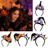 Fabric Halloween Cartoon Hairband Halloween Theme Ghost Headband Pumpkin Headband  Costume Events
