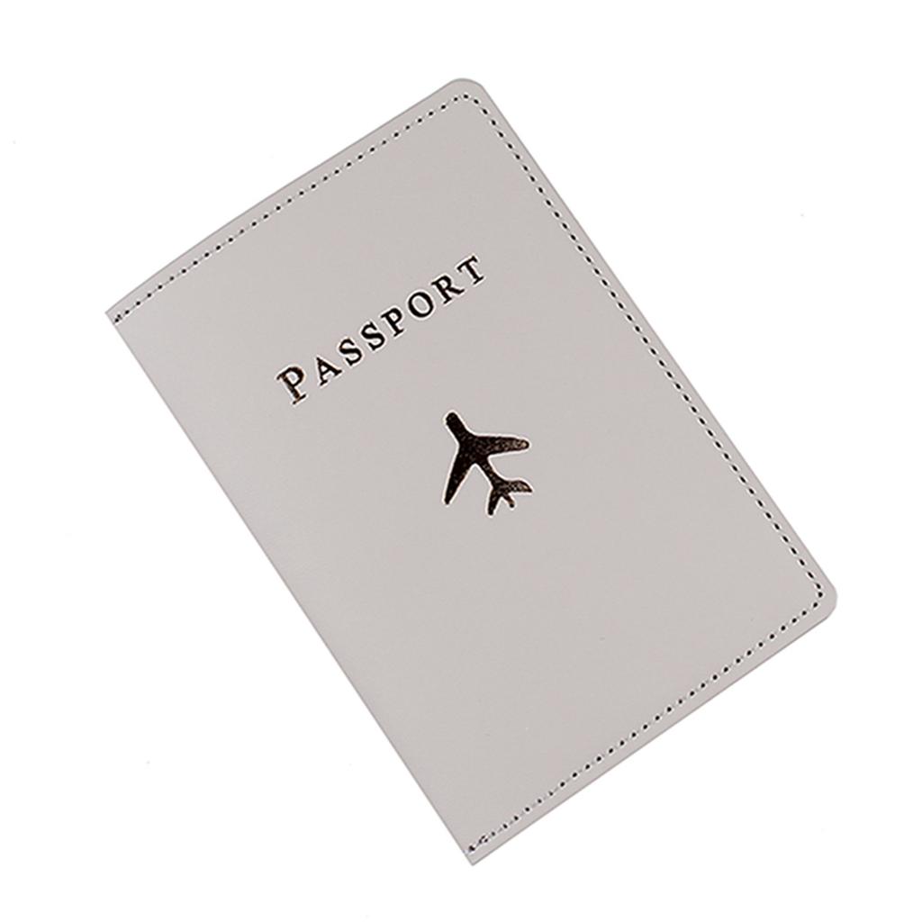 PU Leather Passport Cover Case Holder with ID Credit Card Slot Card Document Pocket Wallet for Travel Passport Sleeve