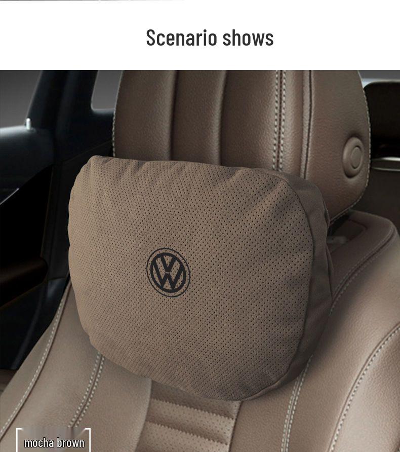 Compatible Neck Support Pillows for VW Tiguan L, Tayron, Magotan, Passat, Teramont X, and Maybach Car Seats.