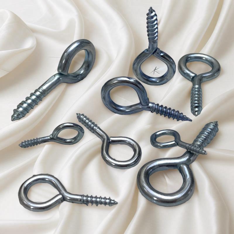 Сине-белый подвес с оцинкованным крепежом и винтами-кольцами - Саморезы, заостренная головка, крючок в стиле «Древесная фактура» для светильников, Новый китайский стиль.