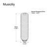 Musiclily Pro Metric M3X10mm Stainless Steel Saddle String Height Adjustment Screws for Import Electric Guitar Original Color of Strat/Telecaster
