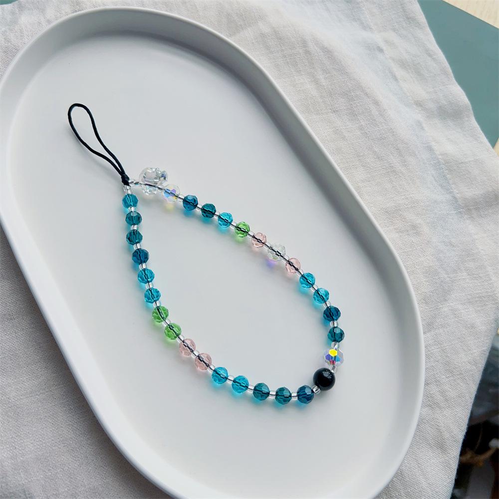 Новый кулон в виде чехла для телефона, подвеска в виде бабочки с кристаллами, цепочка для телефона, чехол для телефона из бисера, кулон