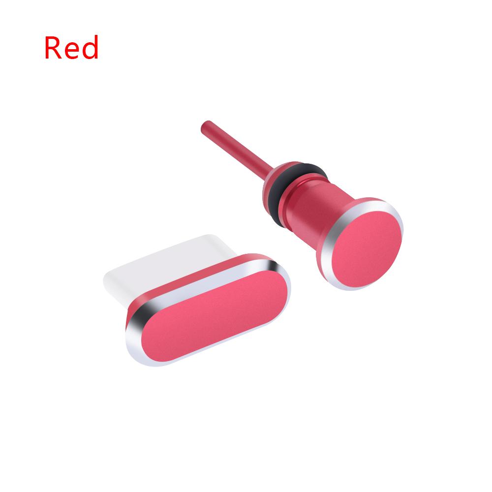 Type-C Dust Plug with 3.5mm Jack Dust Plug Metal Charging Port Anti-Dust Plug For Samsung For Huawei For Xiaomi Phone Accessory2