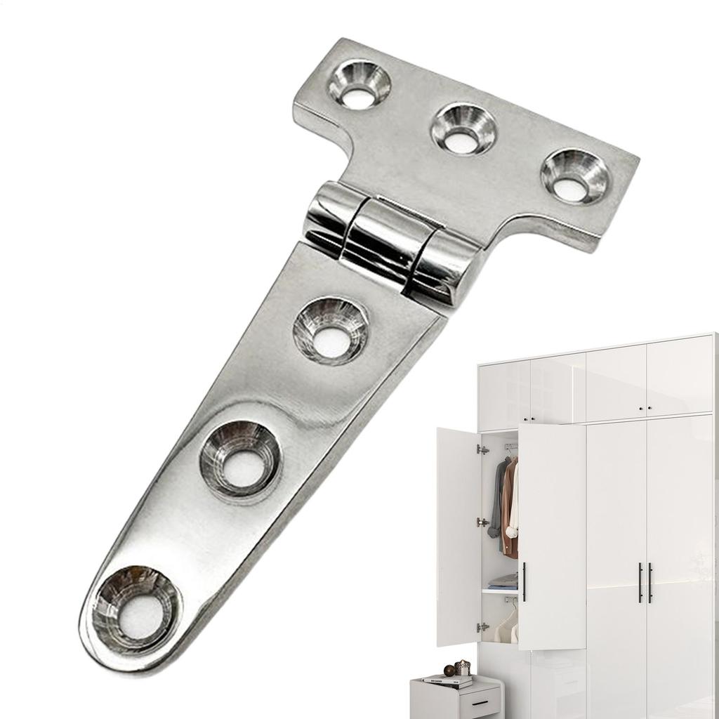 316 Stainless Steel T-Shape Hinges T Type Marine Grade Hardware Rust Proof Deck Shed Door Hinges For Yacht Accessories