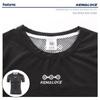 KEMALOCE Cool Mesh с короткими рукавами для велоспорта, белые дышащие черные велосипедные майки MTB