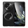 Carbon Fiber Plastic For Oneplus Open Case Stand Magnetic Wireless Support Magsafe Protection OPPO Find N3 Cover