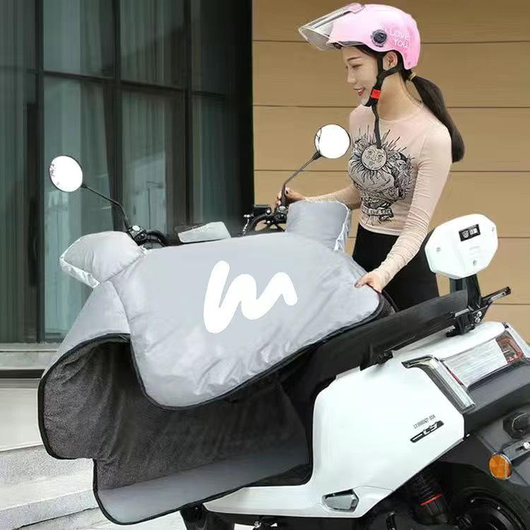 Универсальный чехол на лобовое стекло для электромобиля и мотоцикла Pink Kitty с флисовой подкладкой - Водонепроницаемый и ветрозащитный для всех сезонов