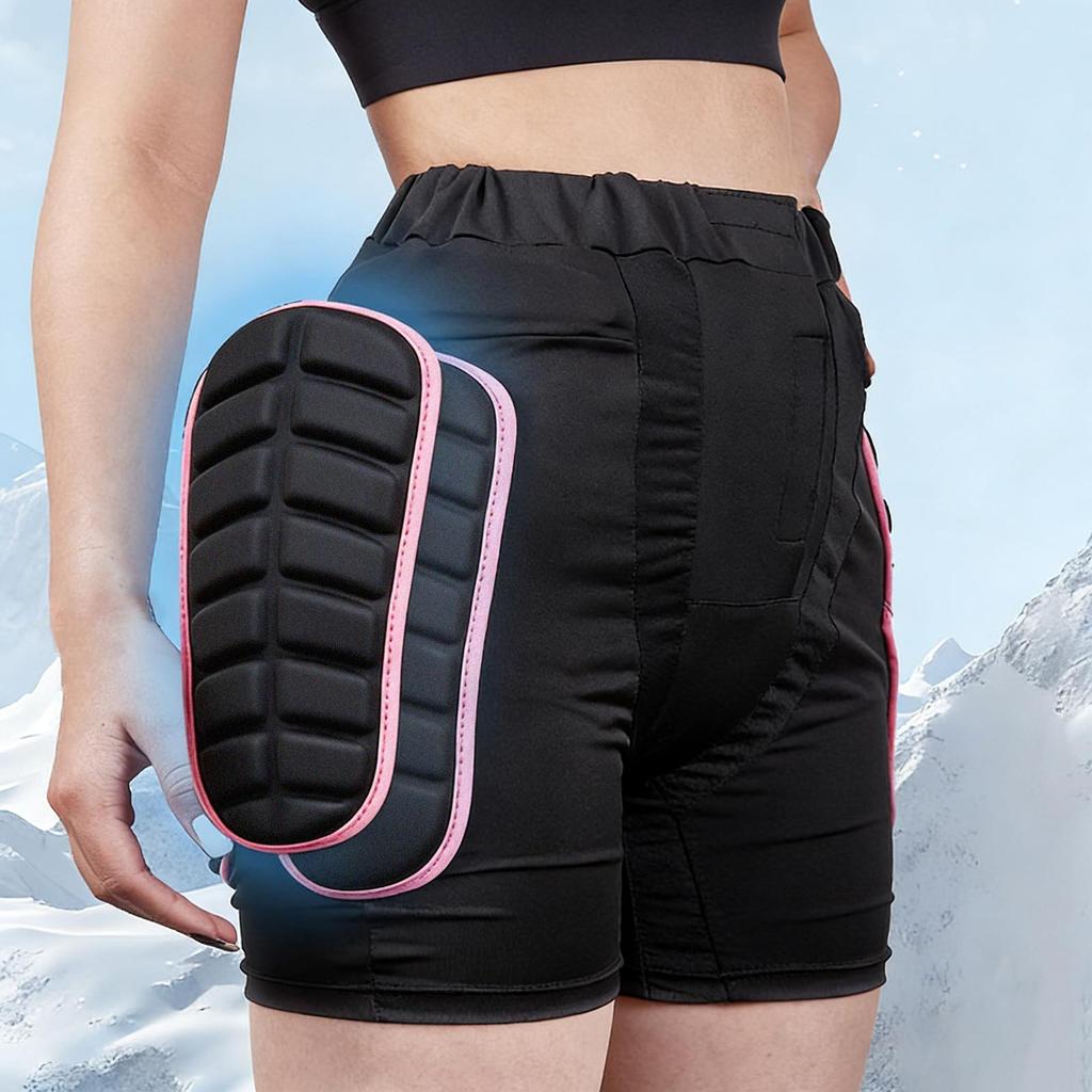 Padded Shorts Guard Shockproof Comfortable Hip Protection Impact Crash Pants for Inline Skating