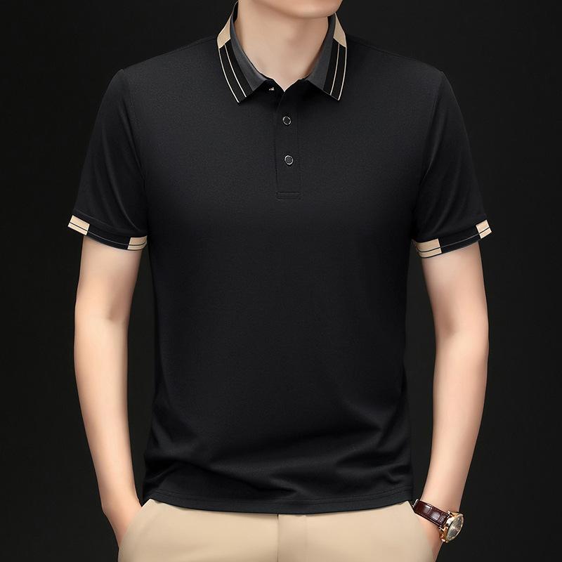 Футболка Drive Dnu Solid Color Lapel, средняя рубашка поло, High Sense