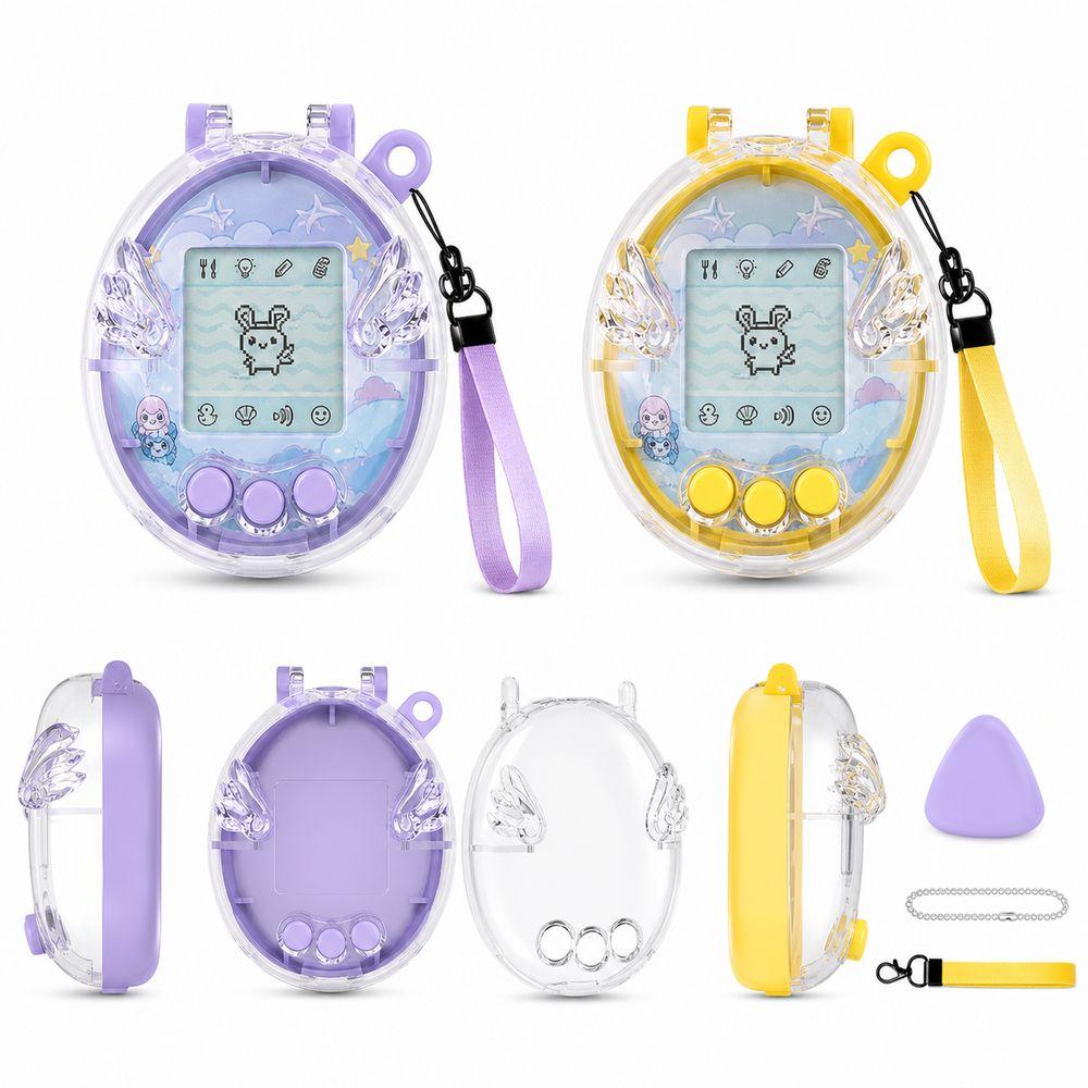 Clear Design Protective Case Anti Scratch Smooth Edges Protective Cover Full Body Protection with Hanging Strap