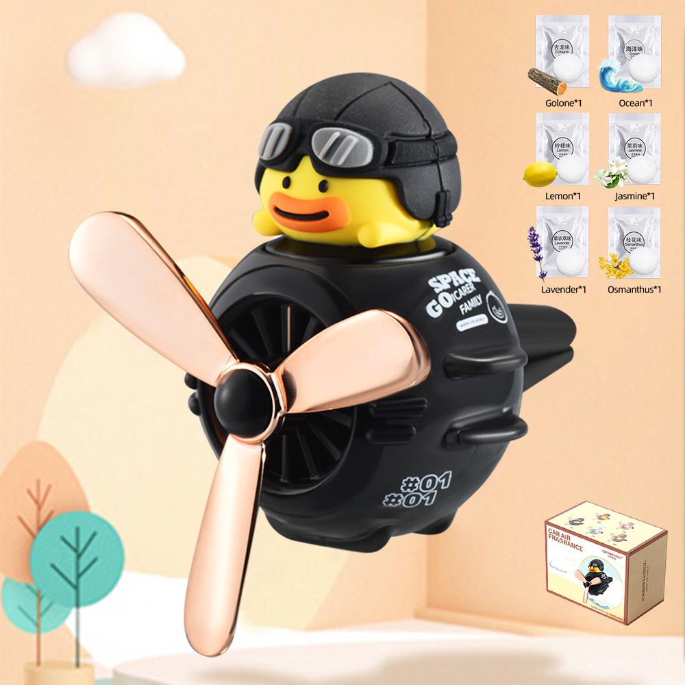 Автомобильный освежитель воздуха Bear Pilot, автоаксессуары, интерьерный диффузор для духов, вращающийся пропеллер, магнитный ароматизатор