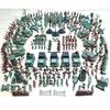 307 Pcs/Set 4cm Action Figures Army Play Miniature Figurines Military Model Playset Toy Soldier Army Men