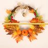 Thanksgiving Autumn Garland Harvest Festival Bell Maple Leaf Pumpkin Door Window Christmas Decoratio