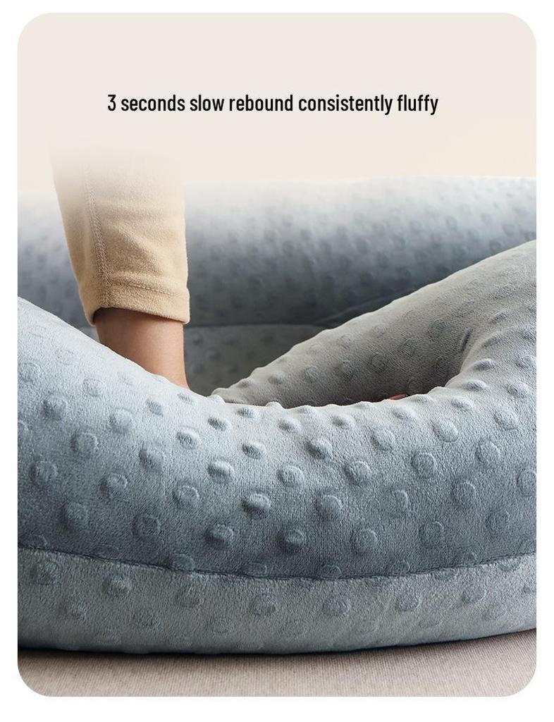 Multifunctional Maternity Support Pillow – For Back, Side Sleepers & Nursing – Washable & Removable Cover