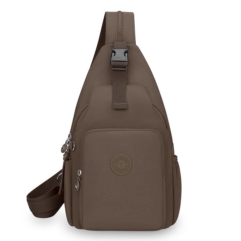 Женский рюкзак двойного назначения, нейлоновая сумка через плечо, большая вместимость, нагрудная сумка, дорожный рюкзак